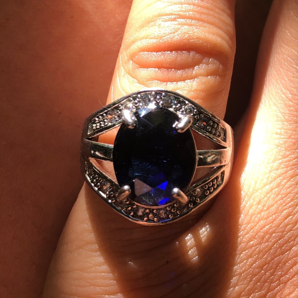 Sapphire and diamond